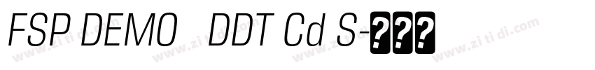 FSP DEMO   DDT Cd S字体转换